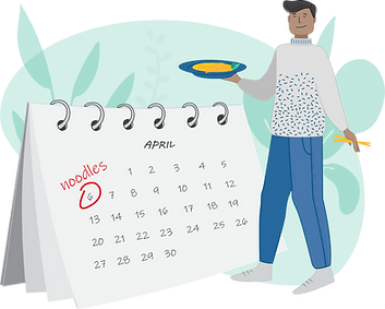 Meal planning illustration